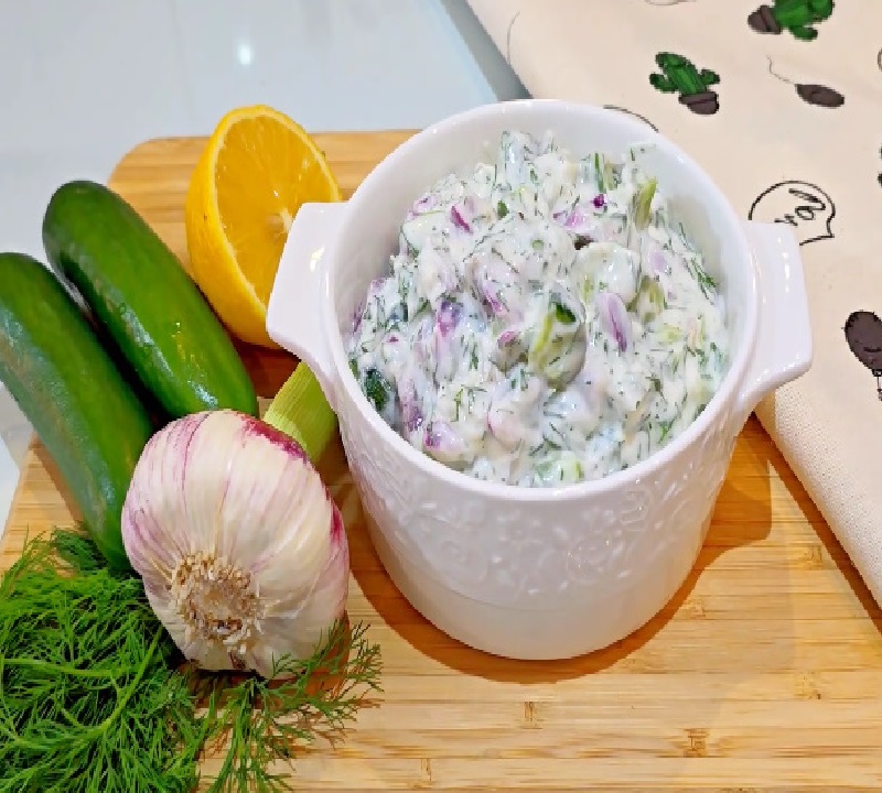 Creamy Cucumber Salad