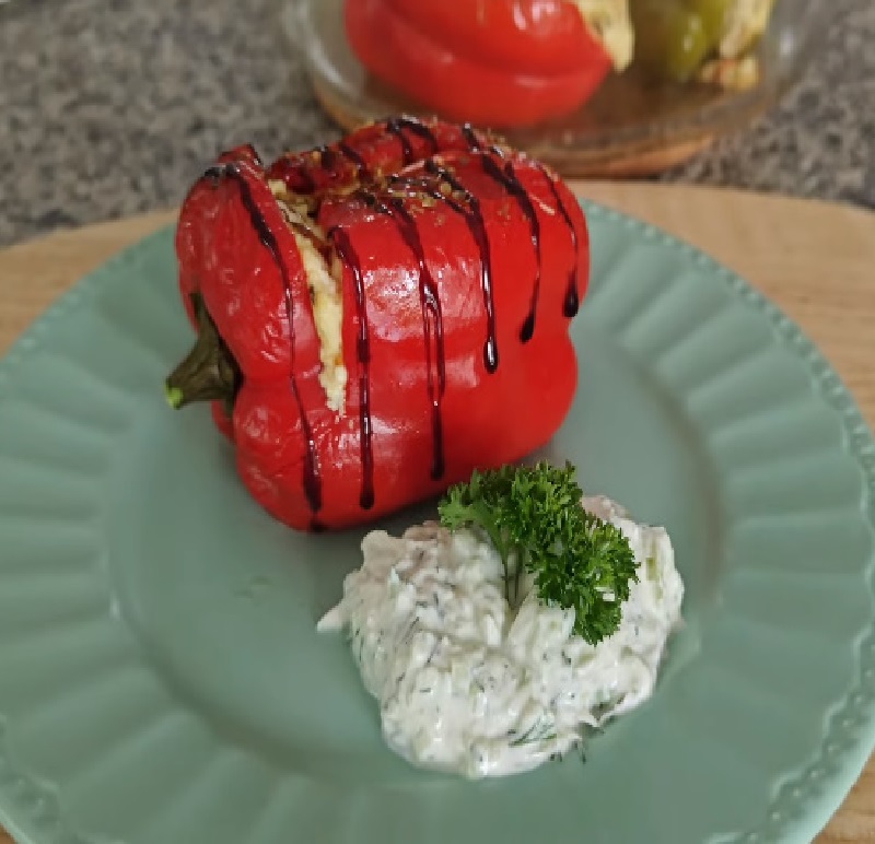 Feta Stuffed Peppers