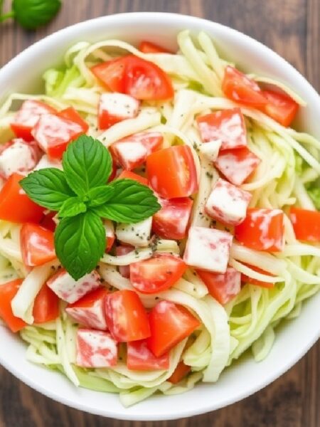 Creamy Cabbager Tomato Salad