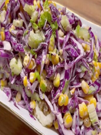 Creamy Corn Cabbage Salad