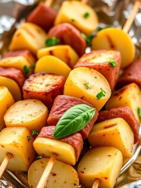 Grilled Potato Kabobs