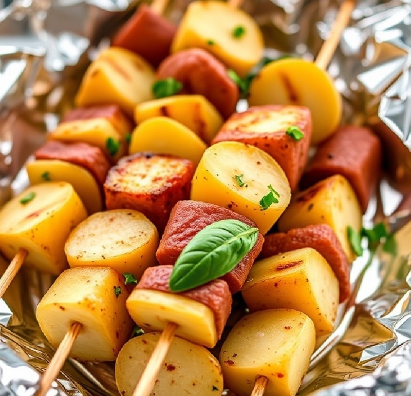 Grilled Potato Kabobs