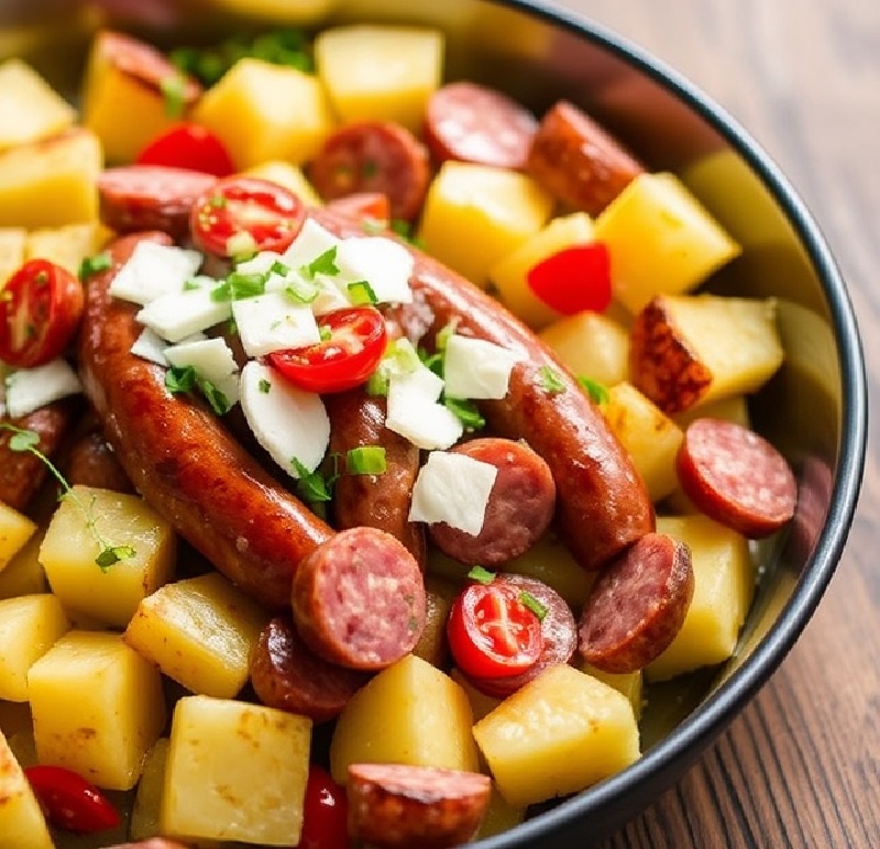 Baked Sausage and Potatoes