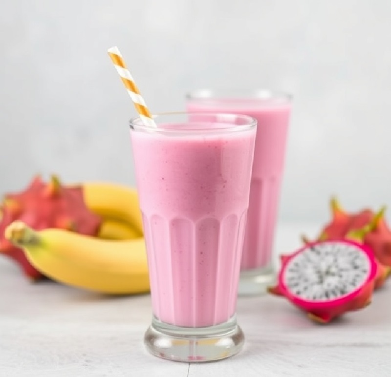 Dragon Fruit Banana Smoothie