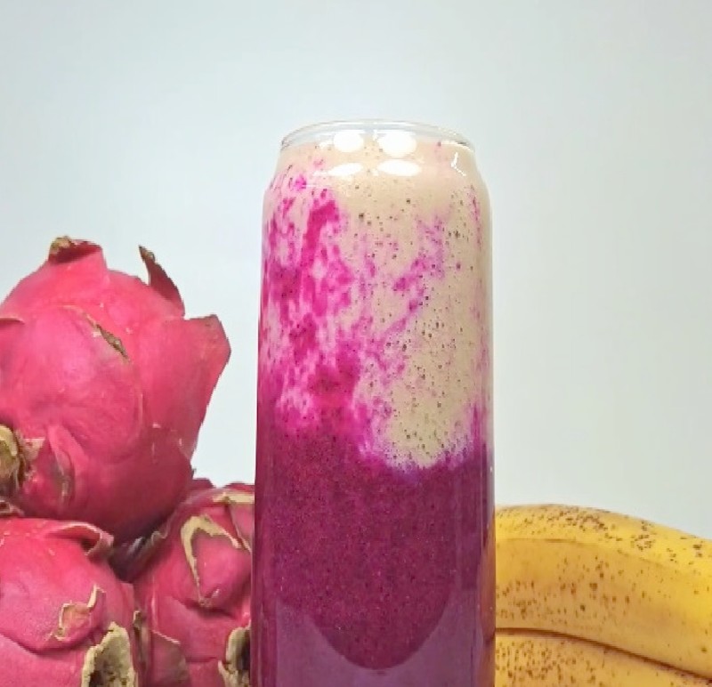 Dragon Fruit Banana Smoothie