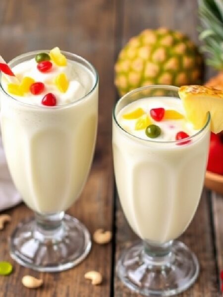 Pineapple Milkshake