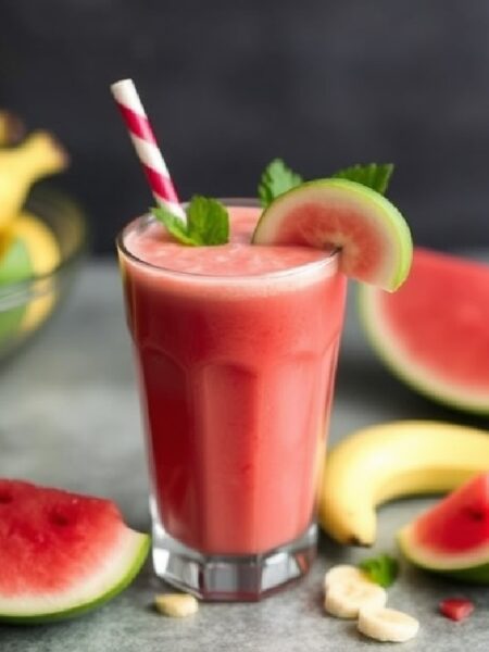 Watermelon Banana Smoothie