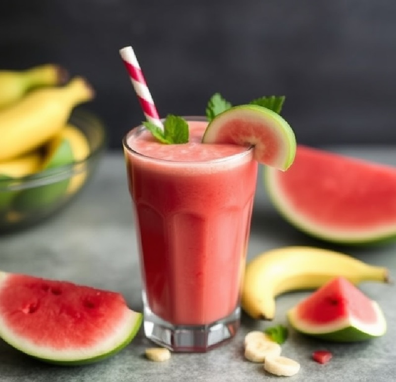 Watermelon Banana Smoothie