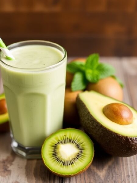 Avocado Kiwi Smoothie