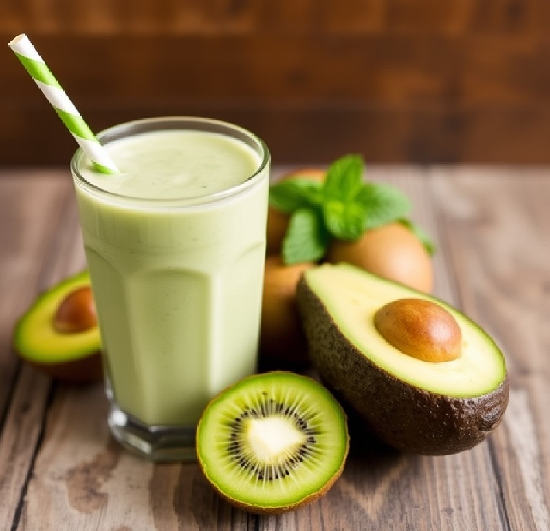 Avocado Kiwi Smoothie