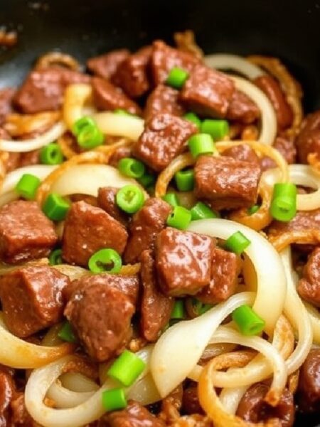 Beef Onion Stir-Fry