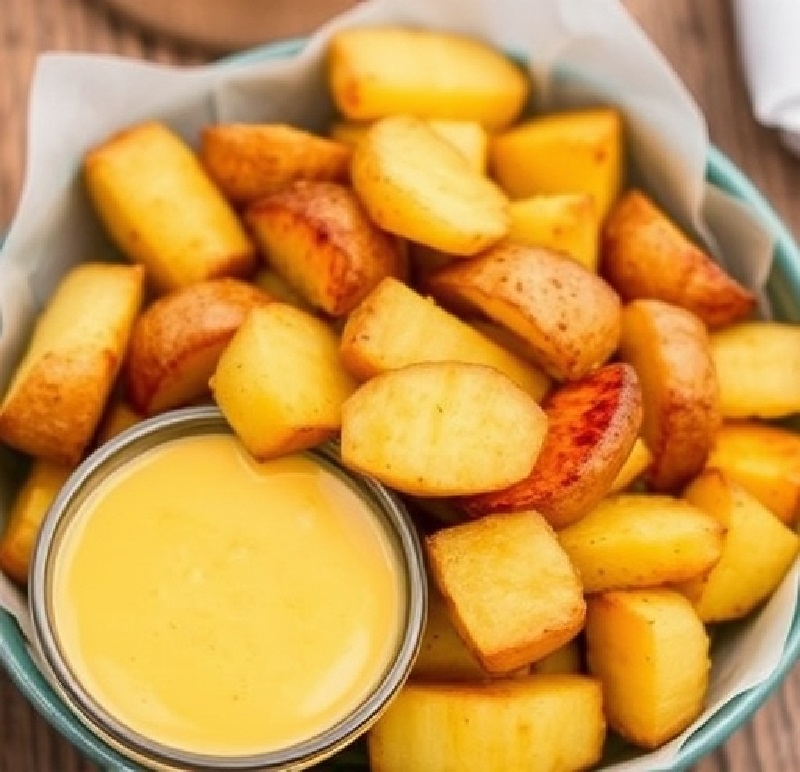 Cheesy Fried Potatoes