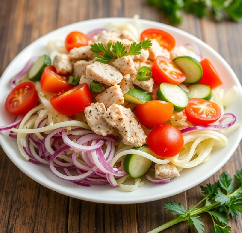 Tuna Cabbage Salad