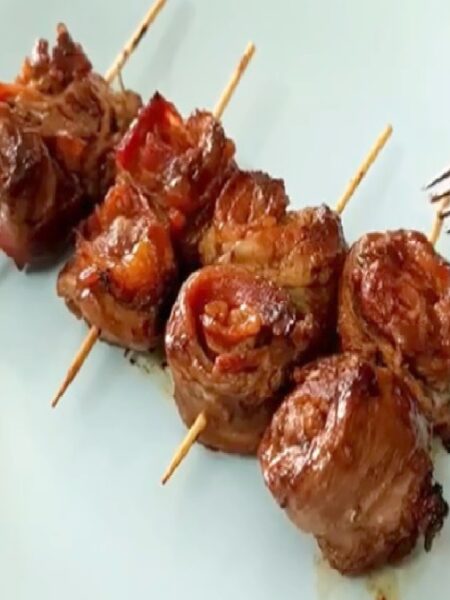 Bacon-Wrapped Meat Rolls