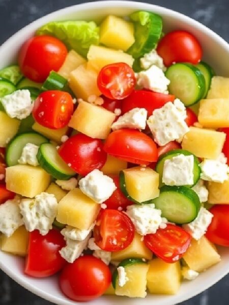 Pineapple Cucumber Salad