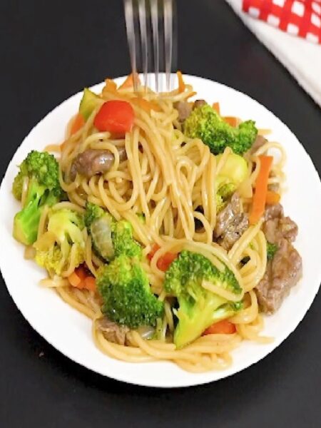 Stir Fry Pasta With Vegetables