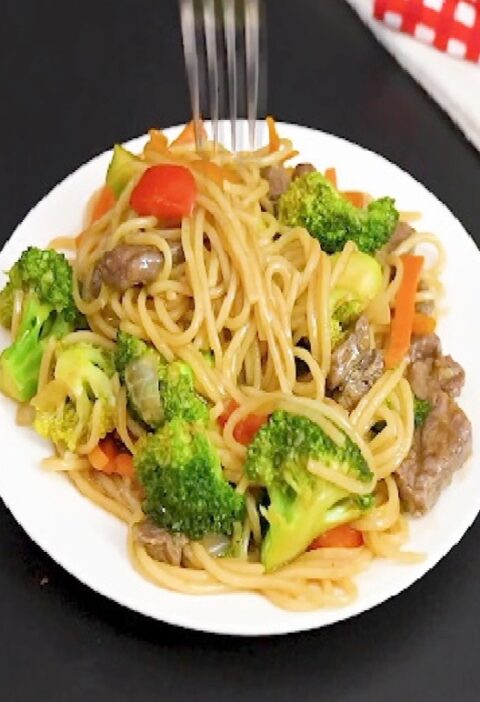 Stir Fry Pasta With Vegetables