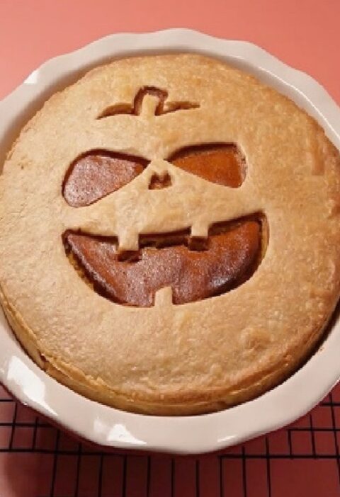 American Pumpkin Pie for Halloween