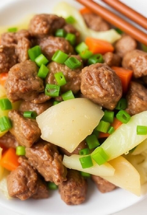 Beef and Cabbage Stir Fry