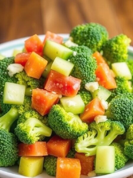 Broccoli Cucumber Salad