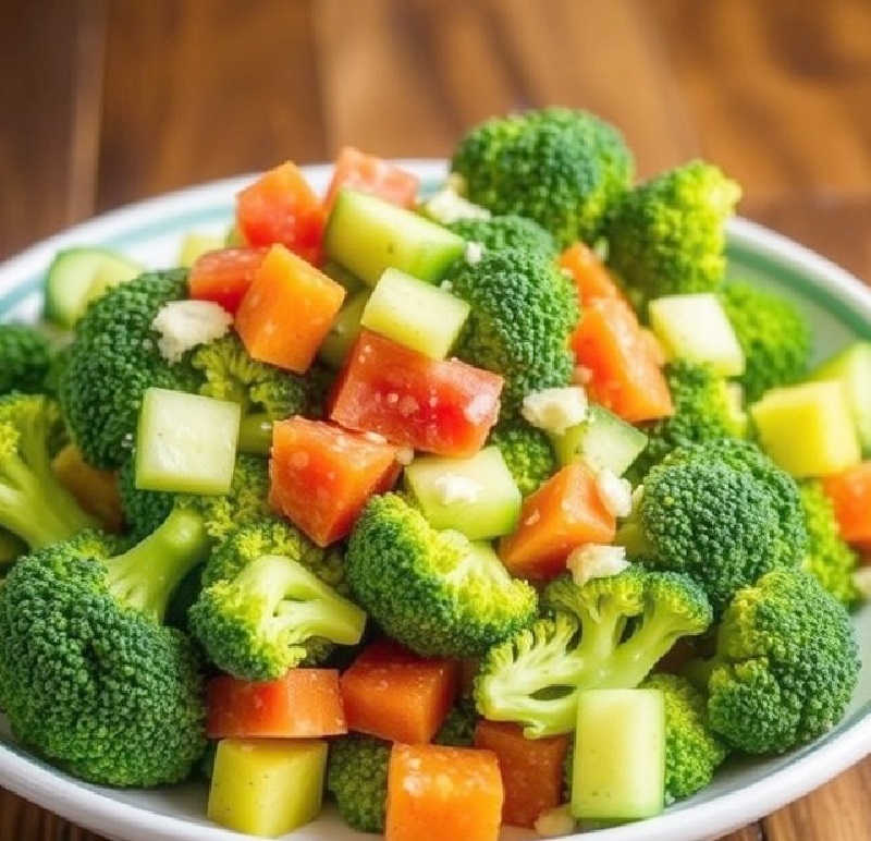 Broccoli Cucumber Salad