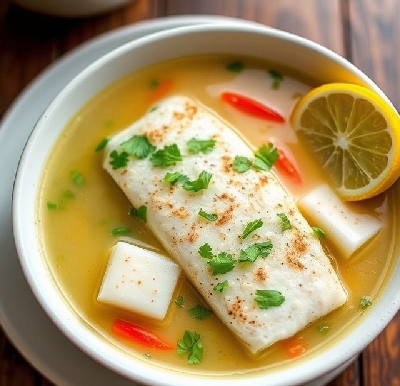 Coconut Lime Fish Soup