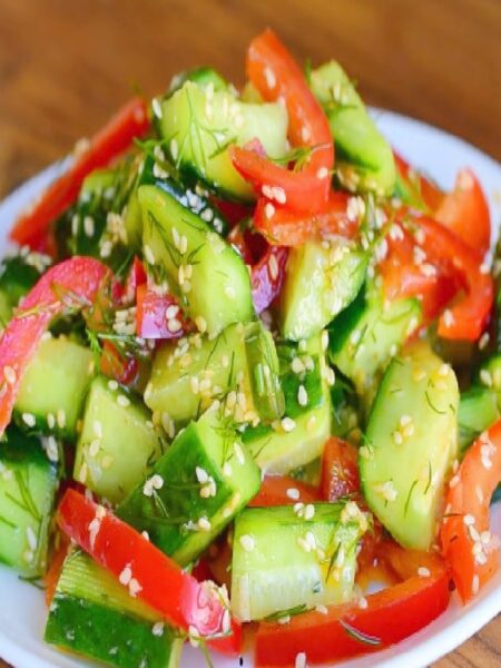 Cucumber Pepper Salad