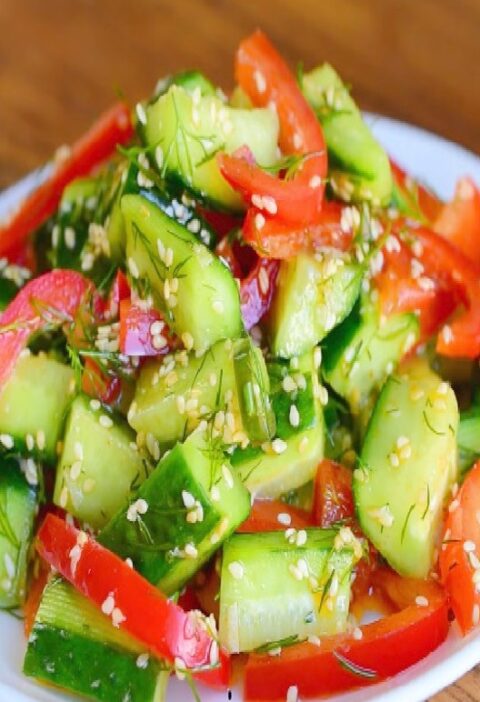 Cucumber Pepper Salad