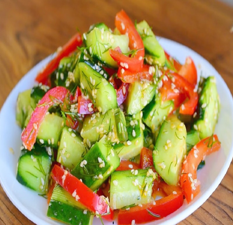 Cucumber Pepper Salad