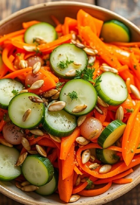 Cucumber and Carrot Salad