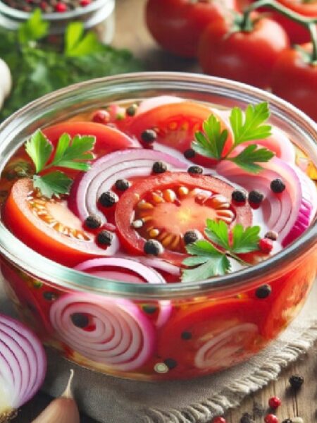 Pickled Tomatoes and Onions