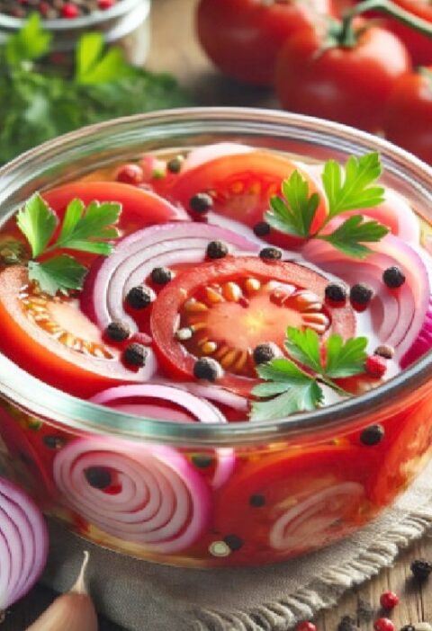 Pickled Tomatoes and Onions