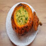 Pumpkin Stuffed with Chicken and Rice