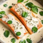 Salmon In Cream Sauce