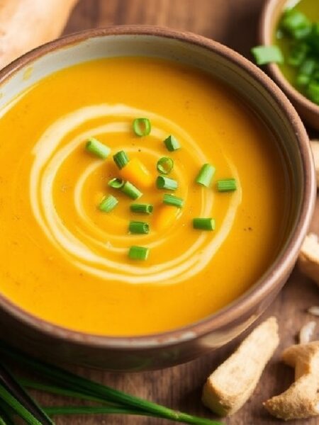 Butternut Squash Leek Soup