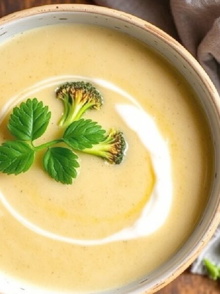 Roasted Broccoli Cream Soup