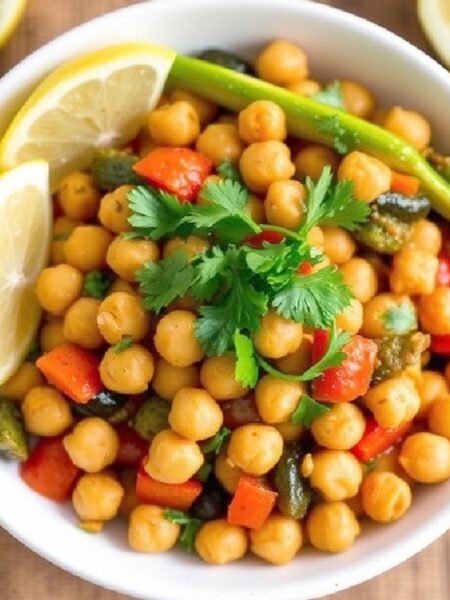 Sauteed Chickpea Dinner