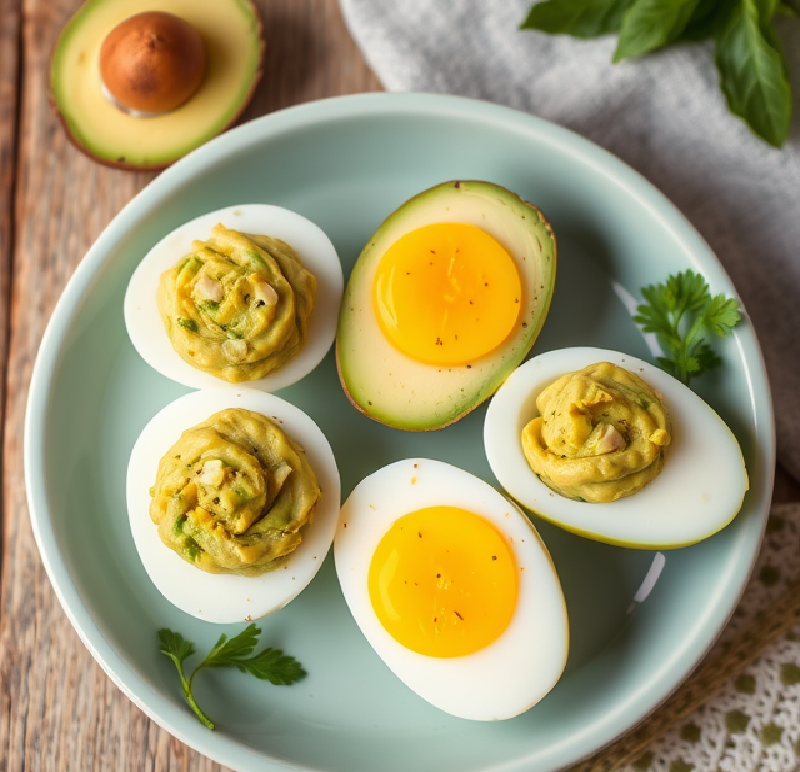 Avocado Deviled Eggs Recipe