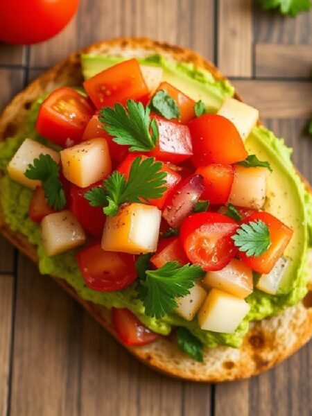 Avocado Toast with Tomato