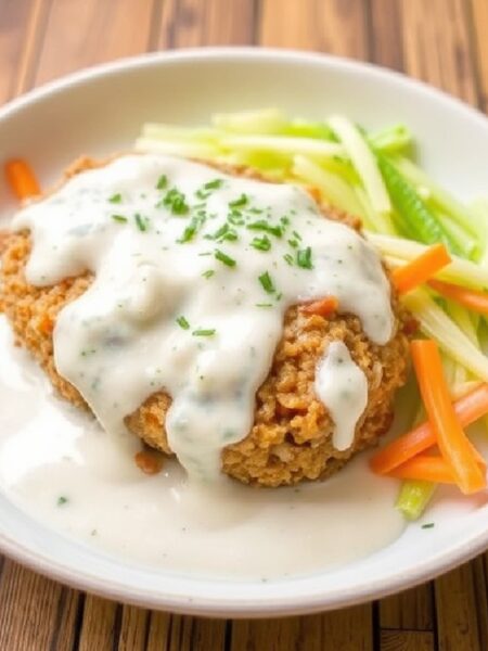 Baked Minced Meat with Cream Sauce