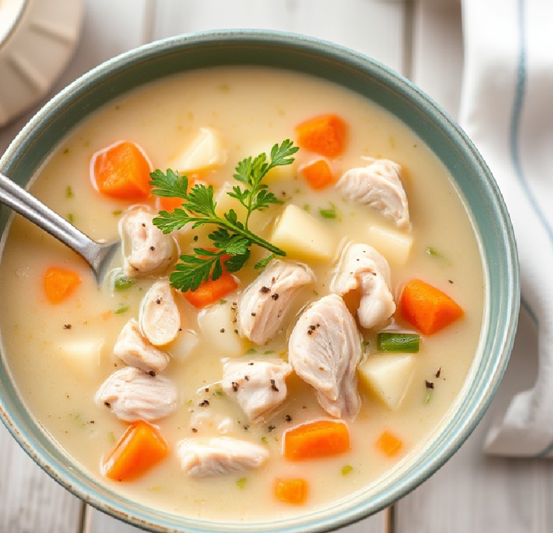 Creamy Chicken Soup Recipe