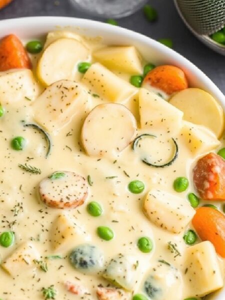 Creamy Vegan Vegetable Casserole