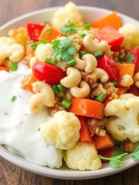 Easy Cashew Cauliflower Recipe