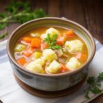 Hearty Cabbage and Cauliflower Soup