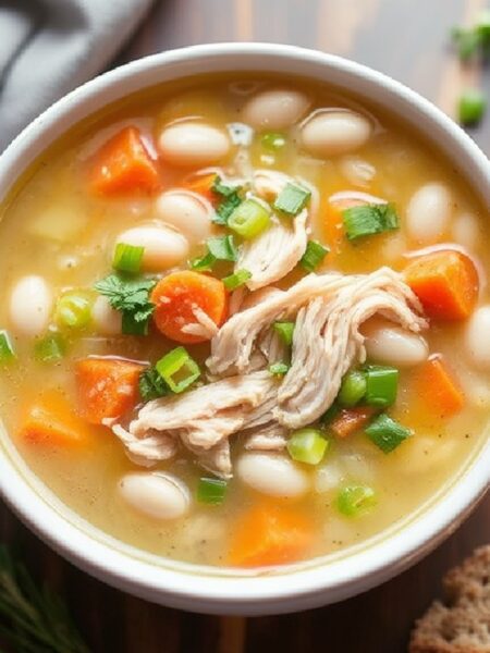 Smoky Chicken and White Bean Soup