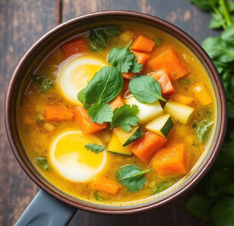 Vegetable Egg Drop Soup