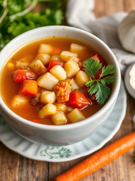 Vegetable Minestrone Soup