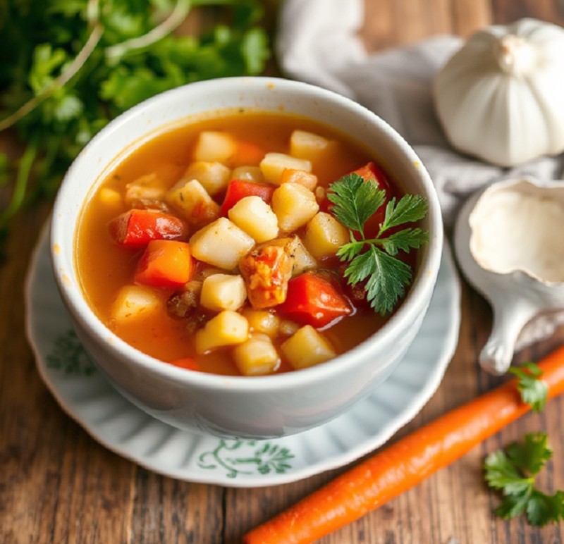 Vegetable Minestrone Soup