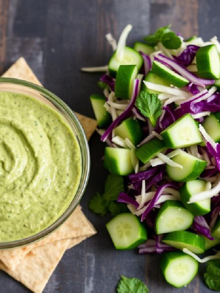 Avocado Spinach Tortilla Chips