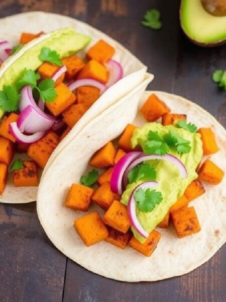 Avocado Sweet Potato Tacos Recipe